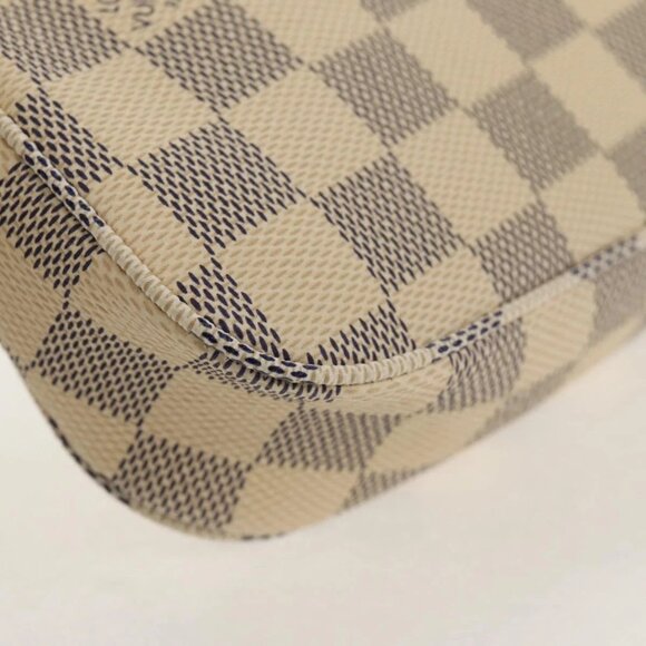 LOUIS VUITTON Damier Azur Pochette Accessoires Pouch N51986 LV Auth 136598M - Picture 5 of 16